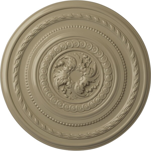 Ekena Millwork Pearl Ceiling Medallion (Fits Canopies up to 1 7/8"), Hand-Painted Gobi Desert, 26 1/4"OD x 1 1/2"P CM26PEGDF - main